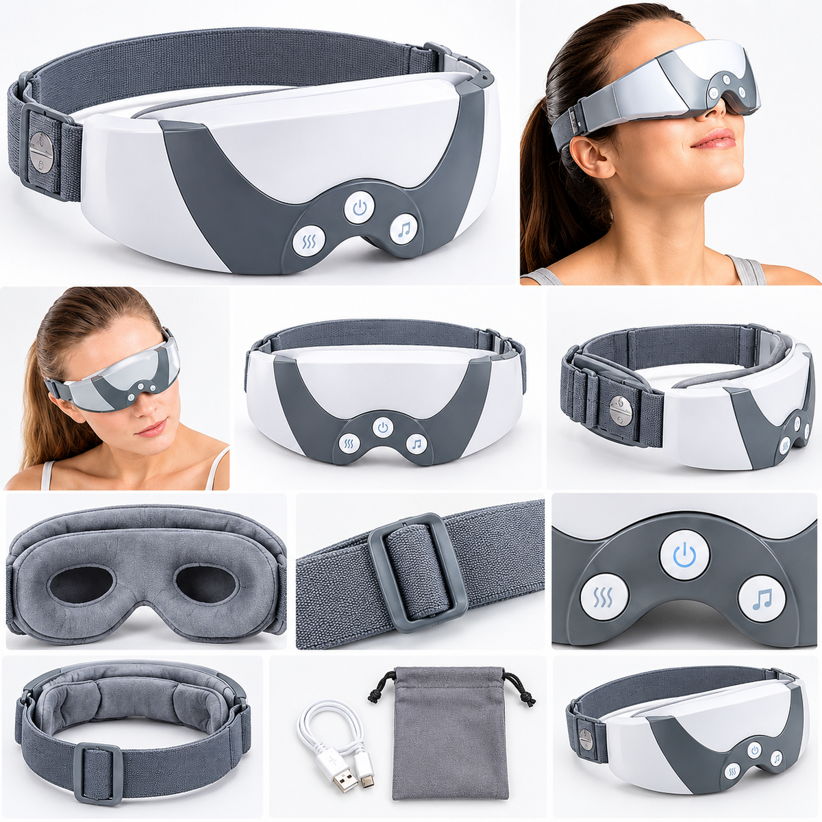MASAJEADOR MAGNETICO DE OJOS Y CONTORNO